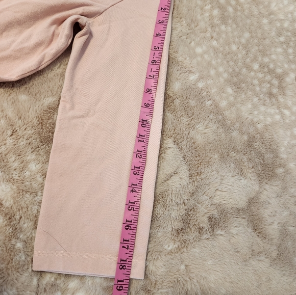 Women's Eileen fisher 3/4 sleeve blouse  with from pockets  light pink - Picture 9 of 10